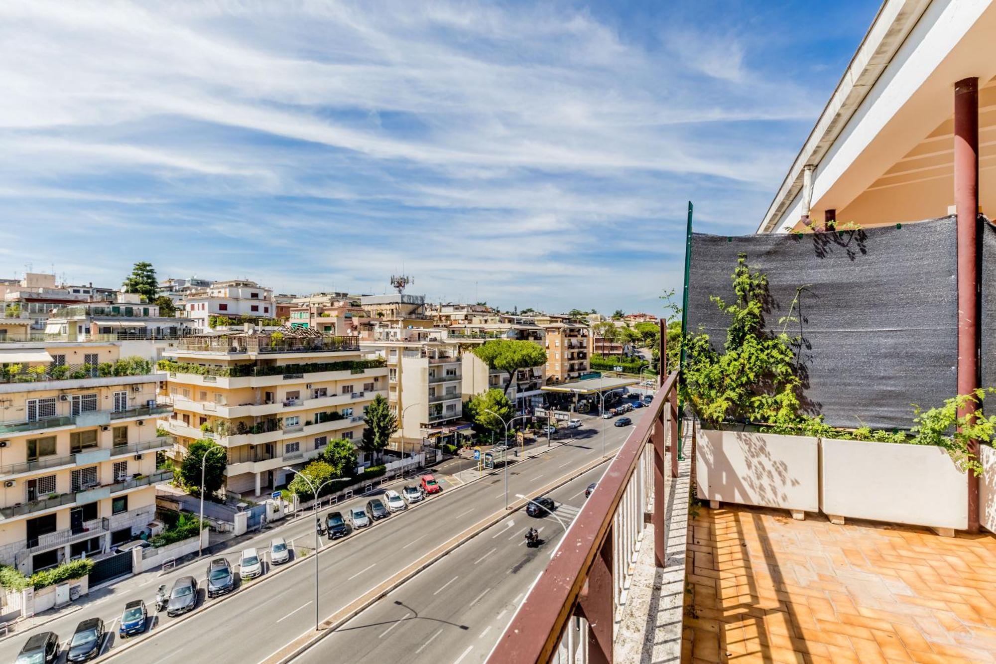 罗马L'Attico Con Terrazza In Corso Francia公寓 外观 照片